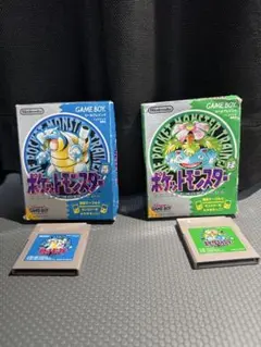 ポケットモンスター 青・緑 ゲームボーイソフト 2本セット
