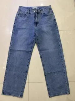 ライトブルー ストレートデニム M