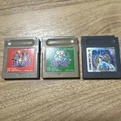 ポケットモンスター 赤、緑、銀　中古品まとめ売り