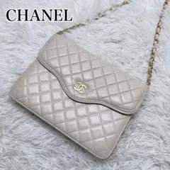 CHANEL シャネル マトラッセ ラムスキン チェーン ショルダー バッグのサムネイル