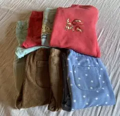 UNIQLO 110㎝ トレーナーとレギンスパンツ8点セット