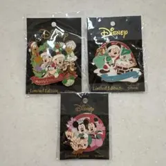 Disney クリスマス&ニューイヤー限定ピンバッジセット