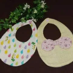 ♥虹色しずくとリボンのスタイ♥