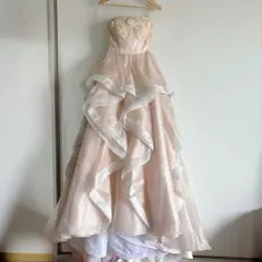 20日まで限定値下げ！ドレス 9号 約Mサイズ(ウエディング結婚式.発表会演奏会