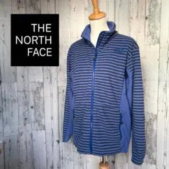 ノースフェイス　フリースジャケット　メンズM／レディース　アウトドア　ブルー