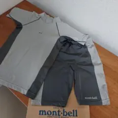 ① モンベル アクアボディ 130 ラッシュガード＆パンツ