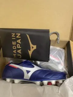 モレリア2 Mizuno サッカーシューズ 日本製 青/白/赤　26.5cm