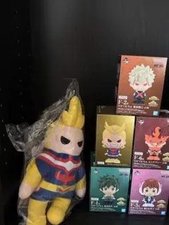 一番くじ ヒロアカ Ｅ賞 紡がれる想い オールマイト ぬいぐるみ　ソフビクちゅ