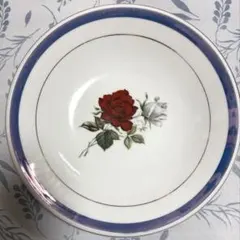 食器 皿 陶器皿 カレー皿 スープ皿 パスタ皿 花柄 薔薇