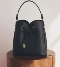 VIS　2WAYハートカットバッグ　ブラック