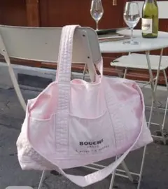 BOUCHE PARIS キャンバス トートバッグ ピンクのサムネイル