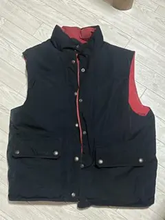 ラルフローレン　90s ダウンベスト　ポリエステル　リバーシブル