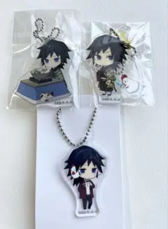 鬼滅の刃 冨岡義勇 アクリルキーホルダー ローソン限定　3個セット