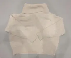 【美品】URBAN RESEARCHベージュ タートルネック ニットセーター