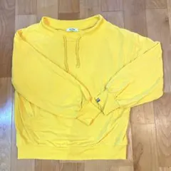 【1点限定】NICORON イエロー スウェット トレーナー