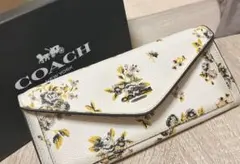COACH コーチ 長財布 花柄 箱付き