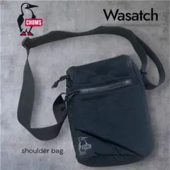 激レア！CHUMS チャムス ワサッチ ブラック ショルダーバッグ 極美品✨