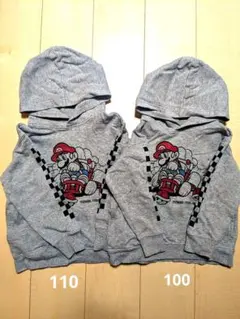 UT マリオ パーカー 100 110 2枚セット