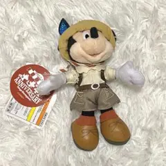 ディズニーランド ミニー ジャングルクルーズ 41周年 ぬいぐるみバッジ