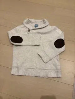 ⭐︎GAP ショールカラー ニット エルボーパッチ　110のサムネイル