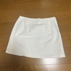 デニム　スカート　ホワイト