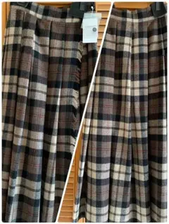 【新品未使用】UNITED ARROWSチェックラップマキシスカート