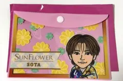 中島颯太 クリアチャーム ミニタオル 千社札2枚 SUN FLOWER - メルカリ