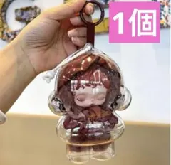 【スカルパンダケース】SKULLPANDA 透明 シリコンチェーン付き