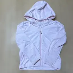 UNIQLO AIRism キッズ UVカット パーカー 120cm ピンクのサムネイル
