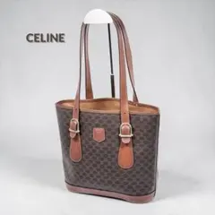 セリーヌ CELINE トートバッグ マカダム柄 トリオンフ　肩掛け　バケツ型のサムネイル