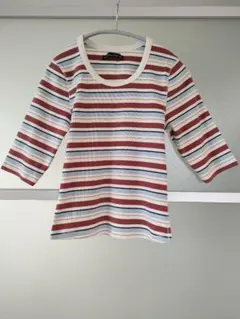 アバクロ　マルチボーダーカットソー　Sサイズ