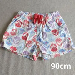 BREEZE　ショートパンツ　ズボン　花柄　ベビー　90cm