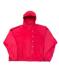 希少XL】ポロラルフローレン スナップボタン コットンパーカー 赤 ビンテージ