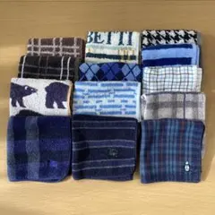 USED メンズタオルハンカチ 13枚セット