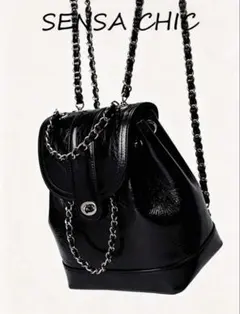SHEIN ショルダーバッグ 黒