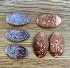 【匿名配送】ディズニースーベニアメダル ディズニーホテル6枚セット