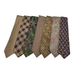 ⭐️382-ネクタイ　スーツ小物　メンズ　様々なブランド　7点セット