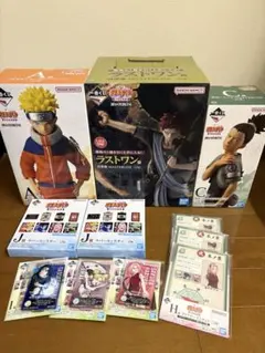 NARUTO 一番くじ　我愛羅　ナルト　シカマル　フィギュア