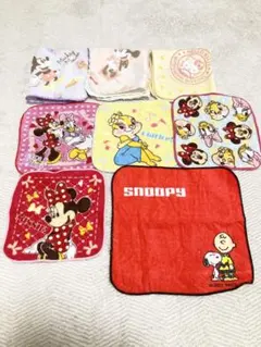 ハンカチ　まとめ売り　ディズニー　キティ　スヌーピー