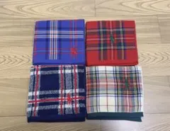 新品　ラルフローレン ハンカチ4枚セット