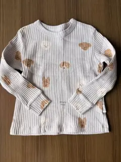 ジェラートピケ♡くすみブルートップス90センチ♡のサムネイル