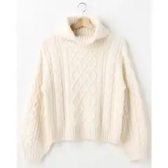 INGNI ケーブル タートルニット