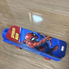 お得　新品未使用☆車型スパイダーマン2段式筆箱　ペンケースのサムネイル