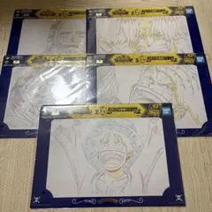 ONE PIECE メモリアル原画アート F賞 5枚セットのサムネイル