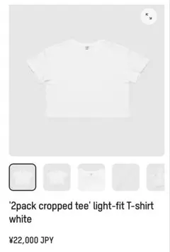 新品未使用 ザハイライツ 2パッククロップドTシャツ 1枚のみ - メルカリ