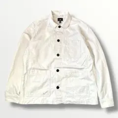 H&M リネン混 カバーオール コットン麻 ジャケット XL オーバーサイズのサムネイル