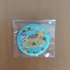 サンリオ　刺繍缶バッチ　ポムポムプリン即購入可
