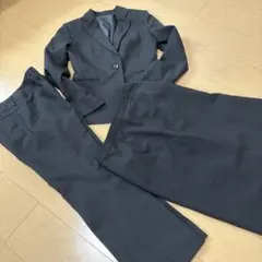 トップバリュー　スーツ　スカート　パンツ　セットアップ　黒　9YR