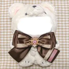 いつぬい リボン チョコレート ベビーピンク ぬい服のサムネイル