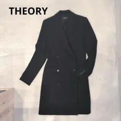 maria様専用⭐️セオリー ロング ダブル ジャケット ワンピース ブラック